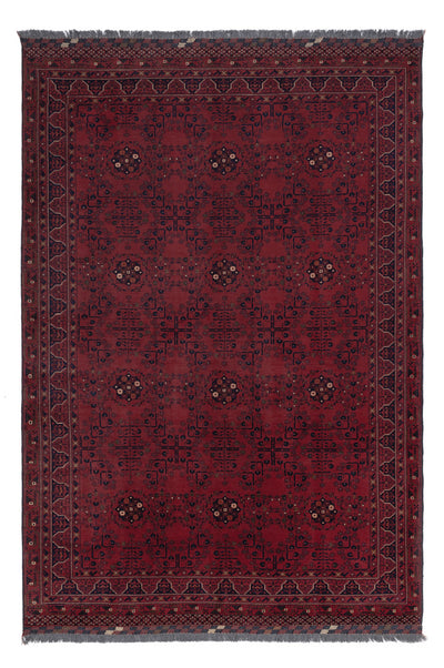 Khal Mohammadi Teppich 202x298cm - Orientteppich - dunkelrot