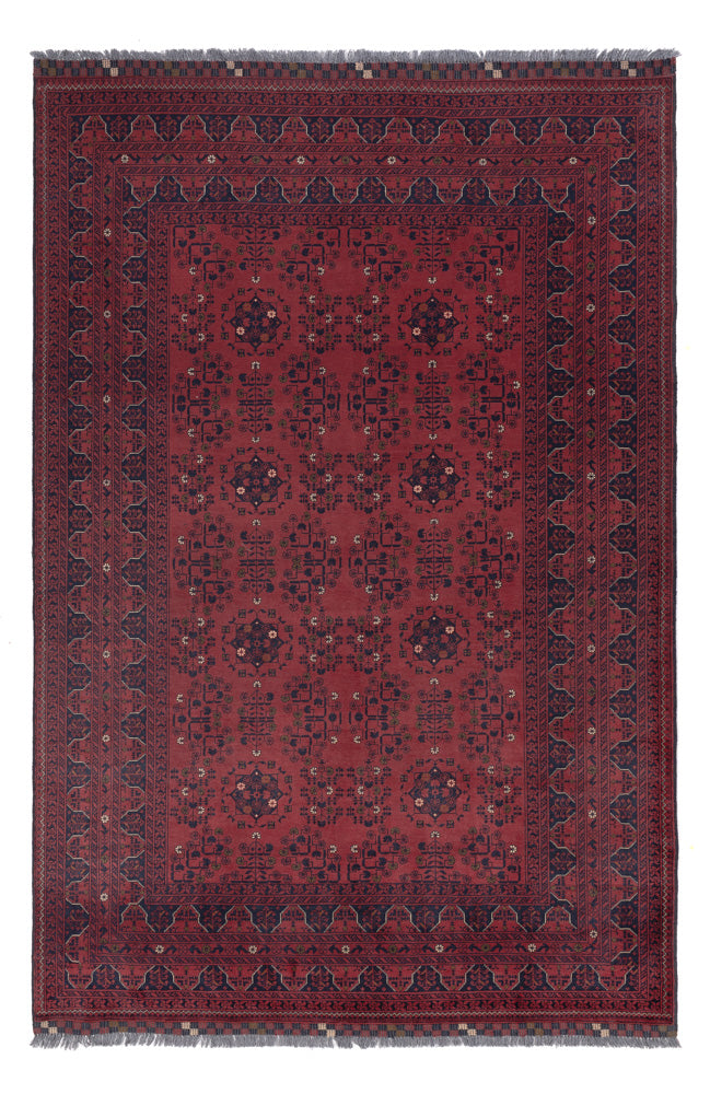Khal Mohammadi Teppich 204x300cm - Orientteppich - dunkelrot