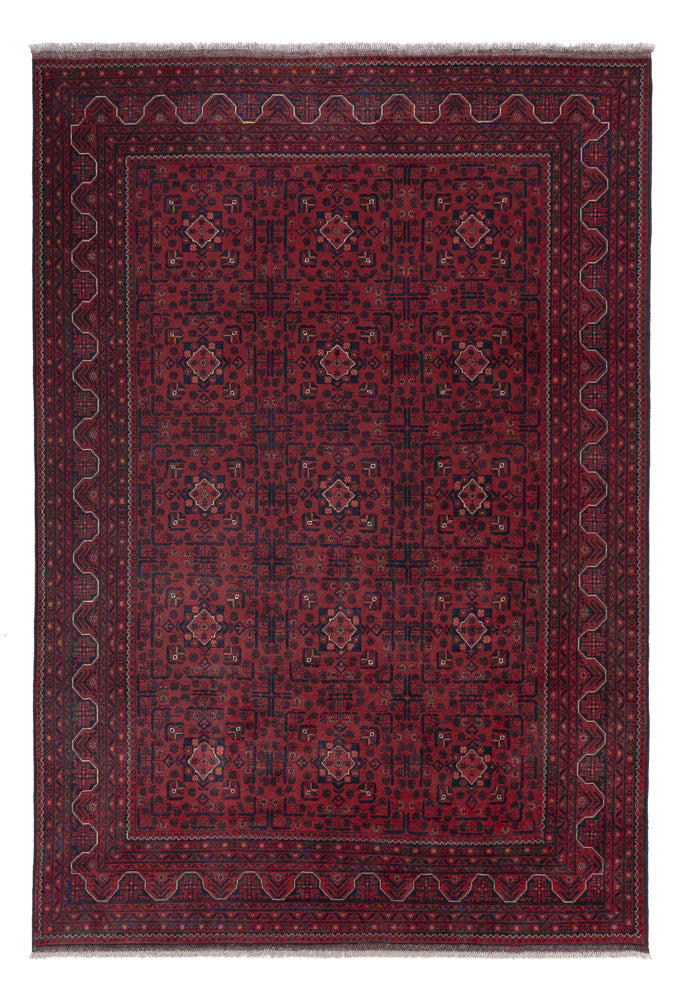 Khal Mohammadi Teppich 195x290cm - Orientteppich - dunkelrot