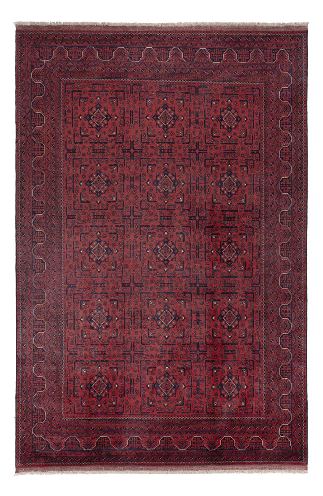 Khal Mohammadi Teppich 196x299cm - Orientteppich - dunkelrot