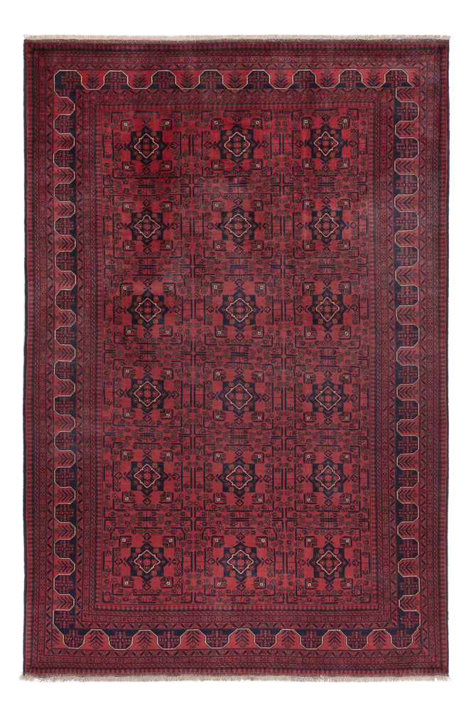 Khal Mohammadi Teppich 194x297cm - Orientteppich - dunkelrot