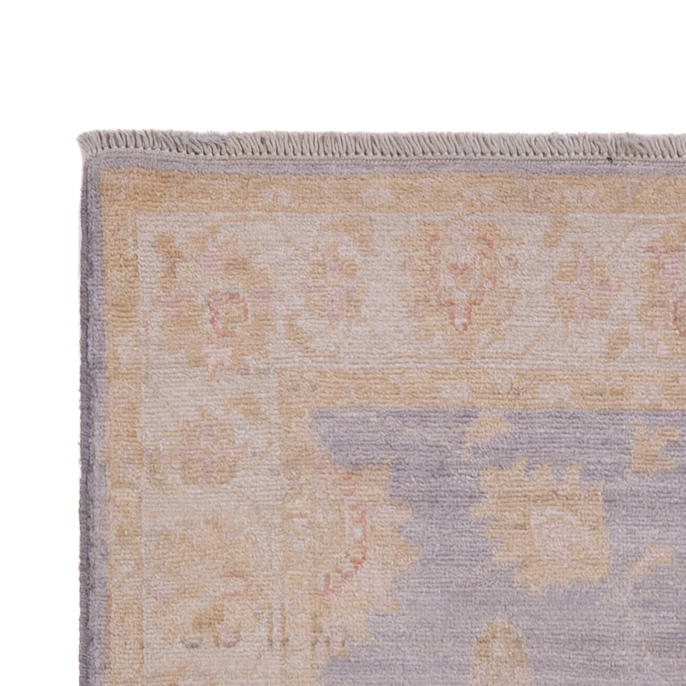 Ziegler Teppich 81x258cm - Orientteppich - hellblau
