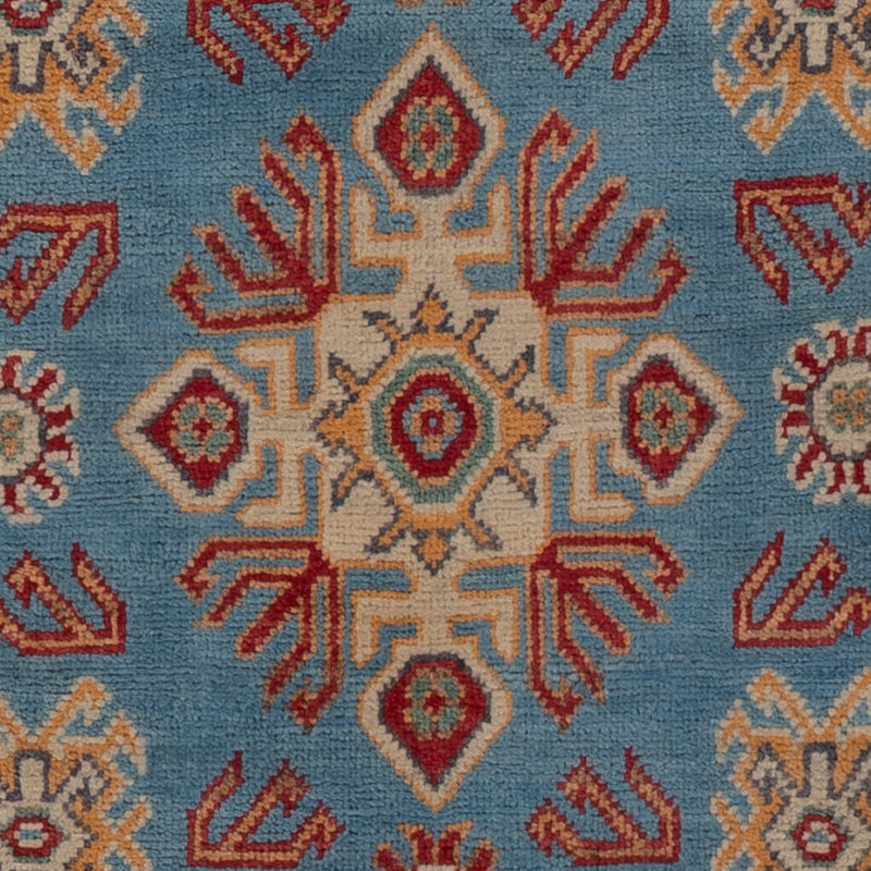Kazak Teppich 88x158cm - Orientteppich - blau