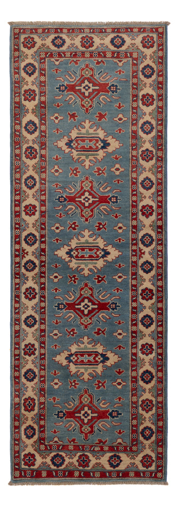 Kazak Teppich 83x245cm - Orientteppich - grün
