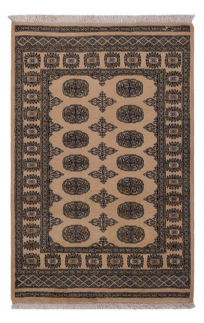 Pakistan Teppich 95x148cm - Orientteppich - rot