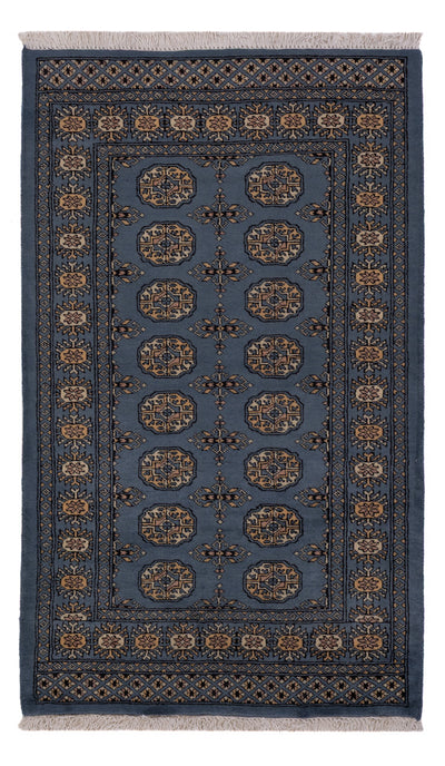 Pakistan Teppich 94x159cm - Orientteppich - blau