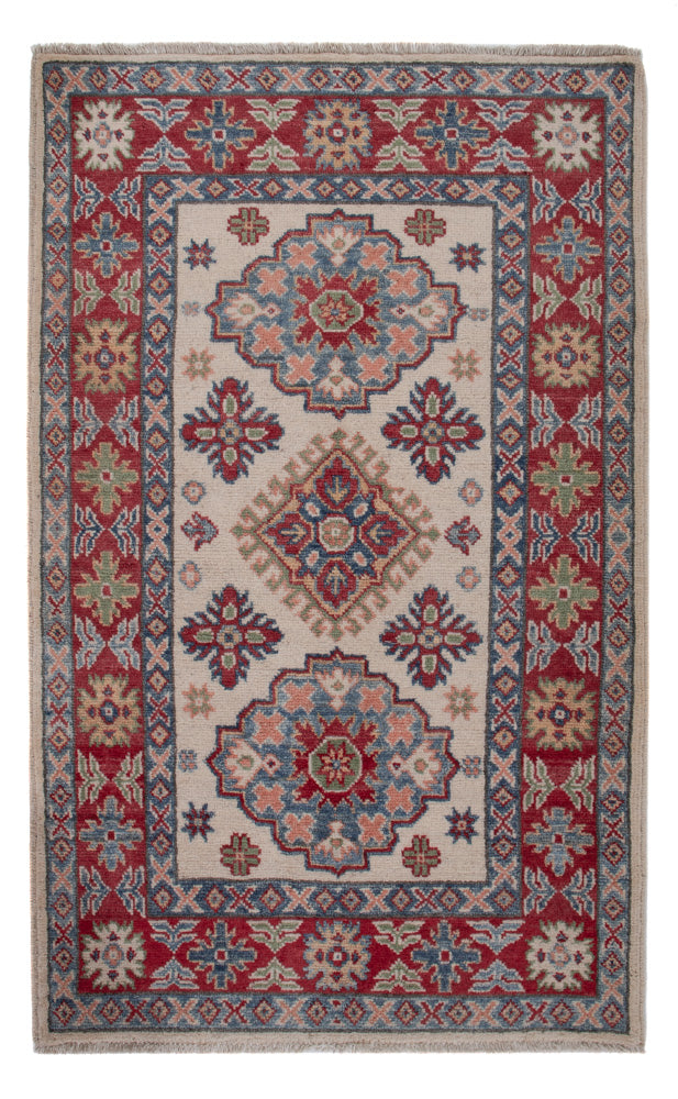 Kazak Teppich 78x125cm - Orientteppich - beige