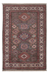 Kazak Teppich 82x117cm - Orientteppich - dunkelbeige – product image