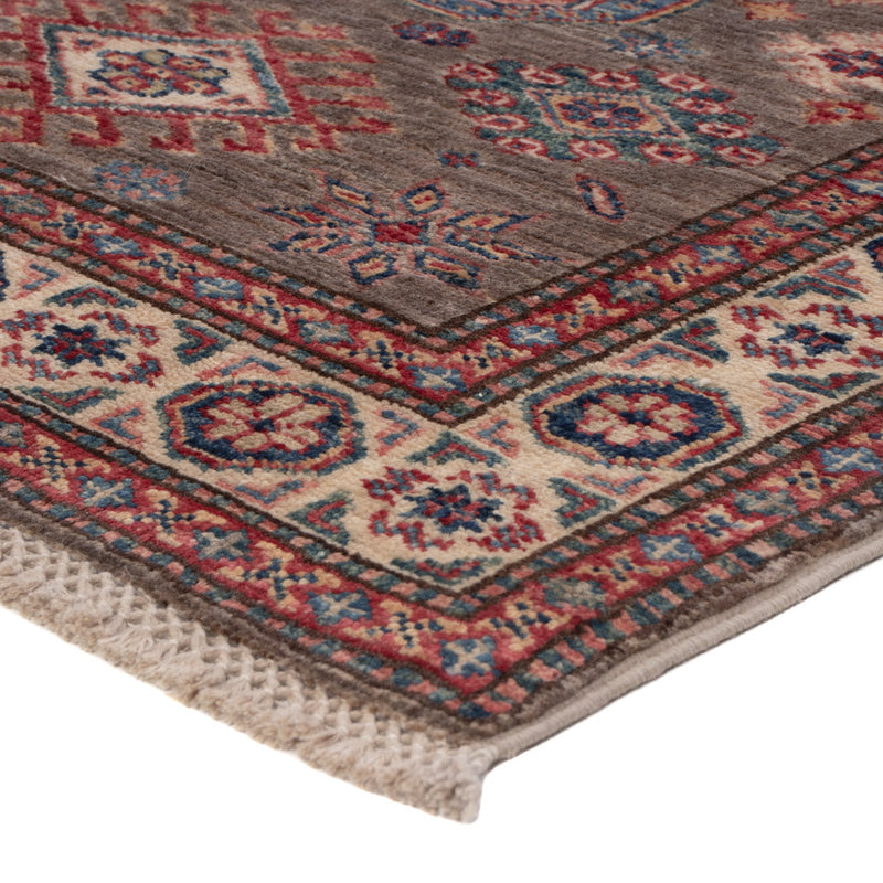 Kazak Teppich 82x117cm - Orientteppich - dunkelbeige