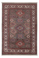 Kazak Teppich 81x117cm - Orientteppich - dunkelbeige