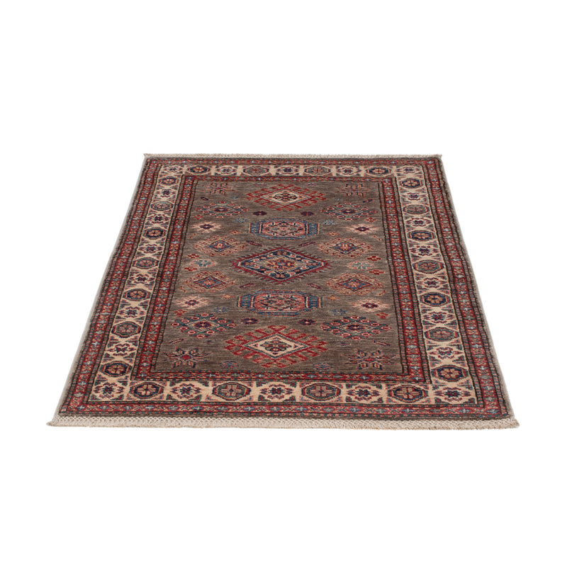 Kazak Teppich 81x117cm - Orientteppich - dunkelbeige