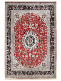 China Seide Teppich 272x370cm - Orientteppich - rot – product image