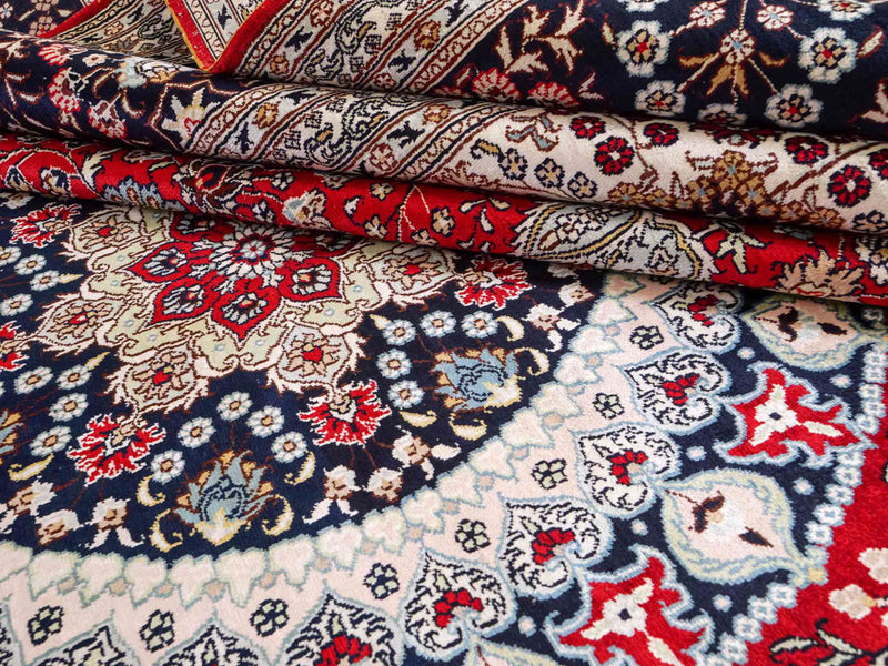 China Seide Teppich 272x370cm - Orientteppich - rot