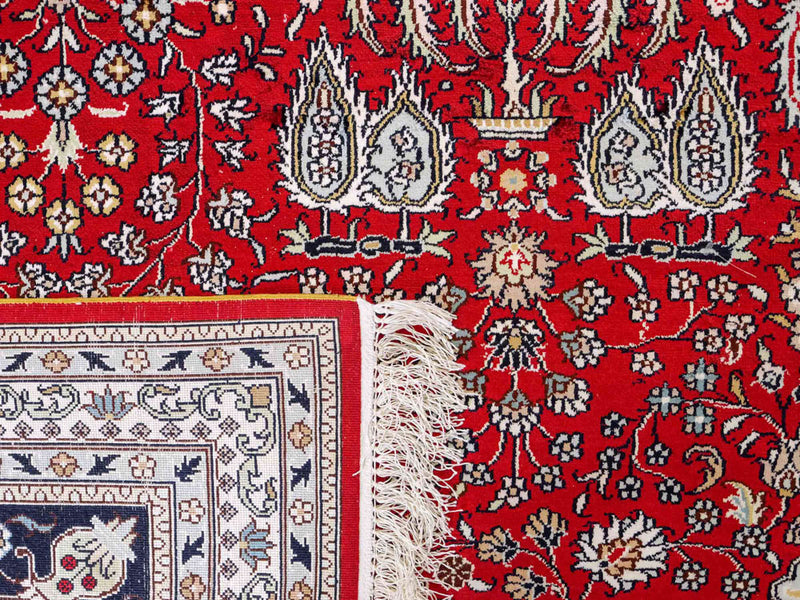 China Seide Teppich 272x370cm - Orientteppich - rot