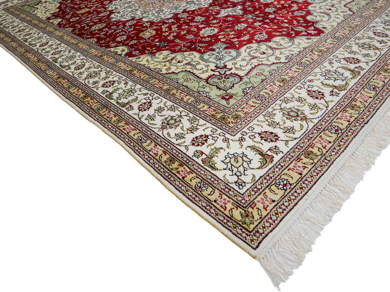 China Seide Teppich 182x276cm - Orientteppich - rot