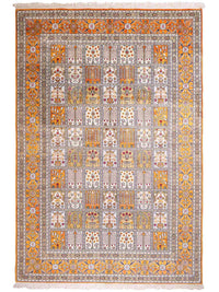 China Seide Teppich 181x267cm - Orientteppich - dunkelbeige – product image
