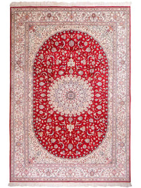 China Seide Teppich 180x263cm - Orientteppich - rot – product image