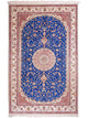 China Seide Teppich 155x247cm - Orientteppich - blau