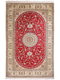 China Seide Teppich 153x240cm - Orientteppich - rot – product image