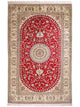 China Seide Teppich 153x240cm - Orientteppich - rot