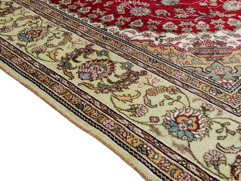 China Seide Teppich 153x240cm - Orientteppich - rot