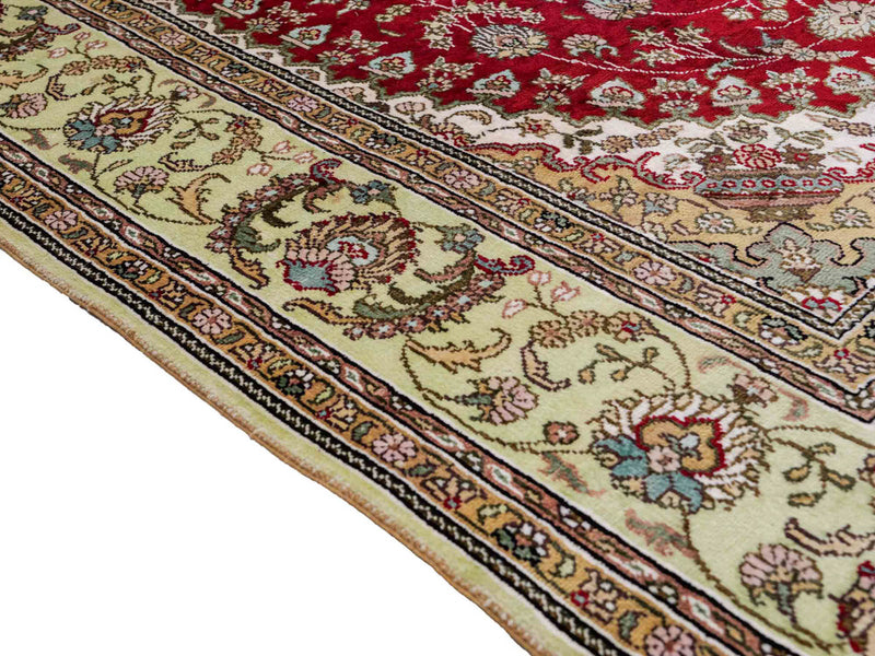 China Seide Teppich 153x240cm - Orientteppich - rot
