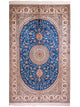 China Seide Teppich 149x240cm - Orientteppich - blau