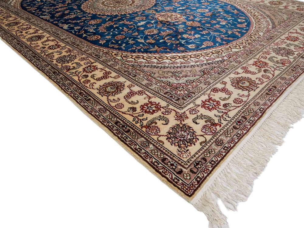 China Seide Teppich 149x240cm - Orientteppich - blau