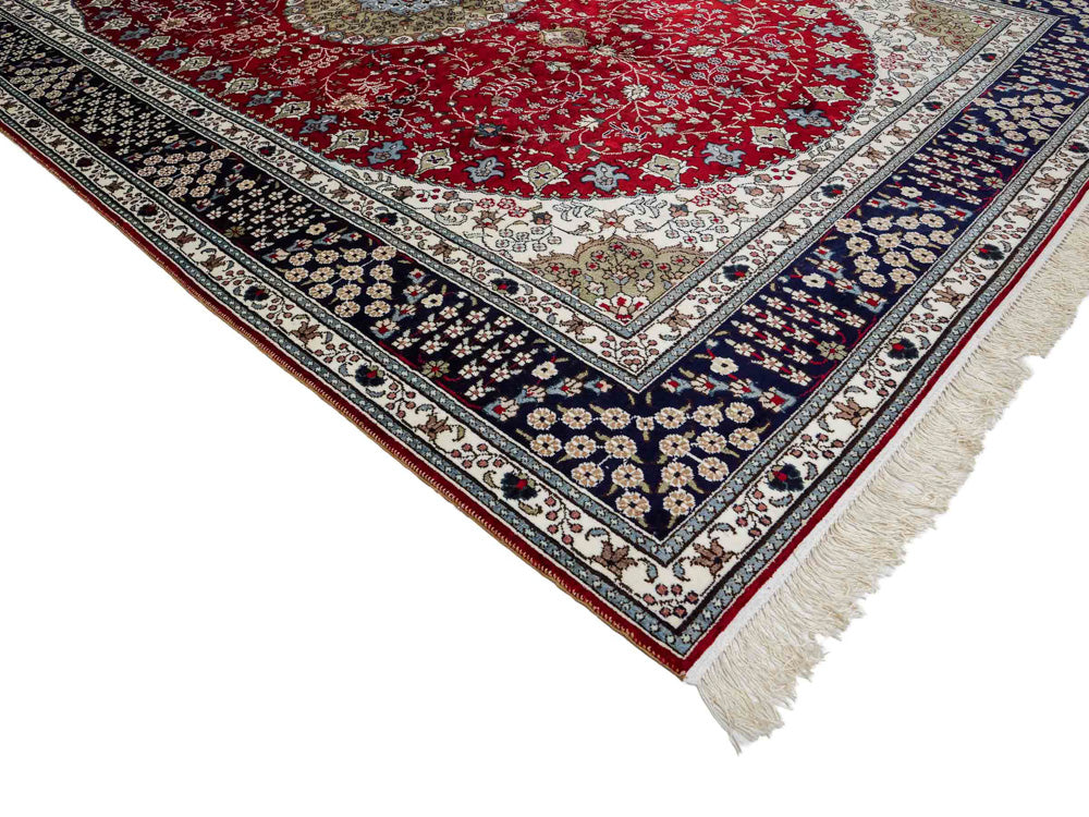 China Seide Teppich 152x246cm - Orientteppich - rot