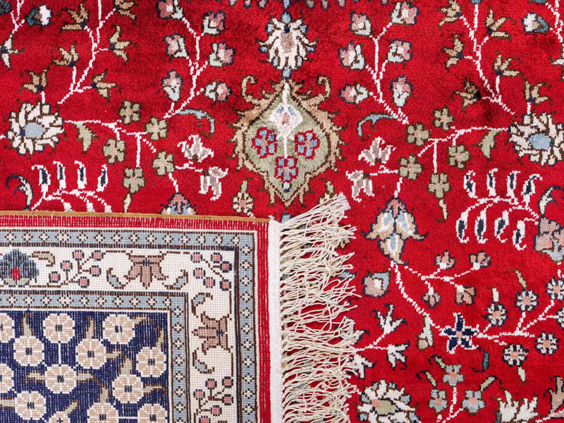 China Seide Teppich 152x246cm - Orientteppich - rot