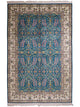 China Seide Teppich 155x242cm - Orientteppich - petrolblau