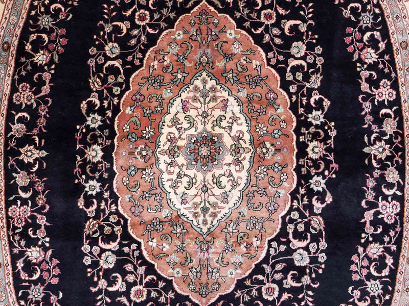 China Seide Teppich 153x238cm - Orientteppich - anthrazit
