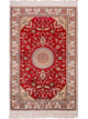 China Seide Teppich 77x117cm - Orientteppich - rot