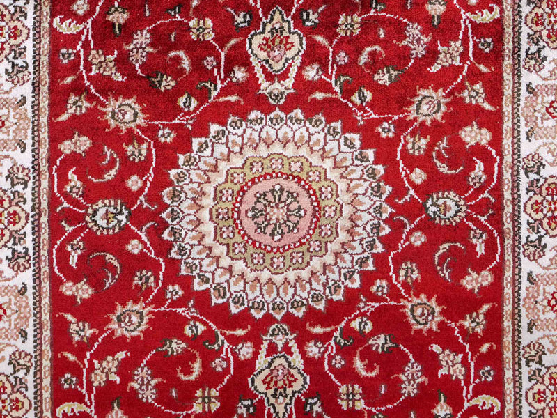 China Seide Teppich 77x117cm - Orientteppich - rot