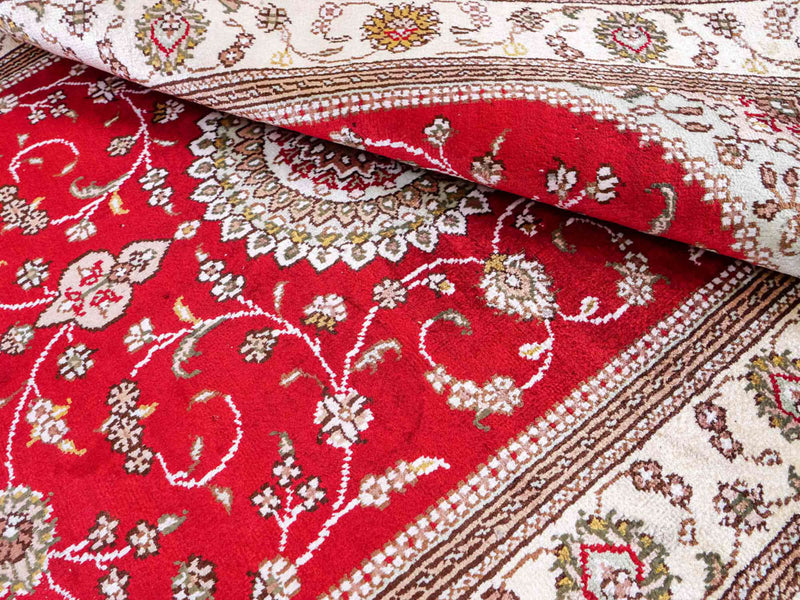 China Seide Teppich 76x122cm - Orientteppich - rot