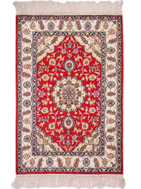 China Seide Teppich 60x89cm - Orientteppich - rot – product image