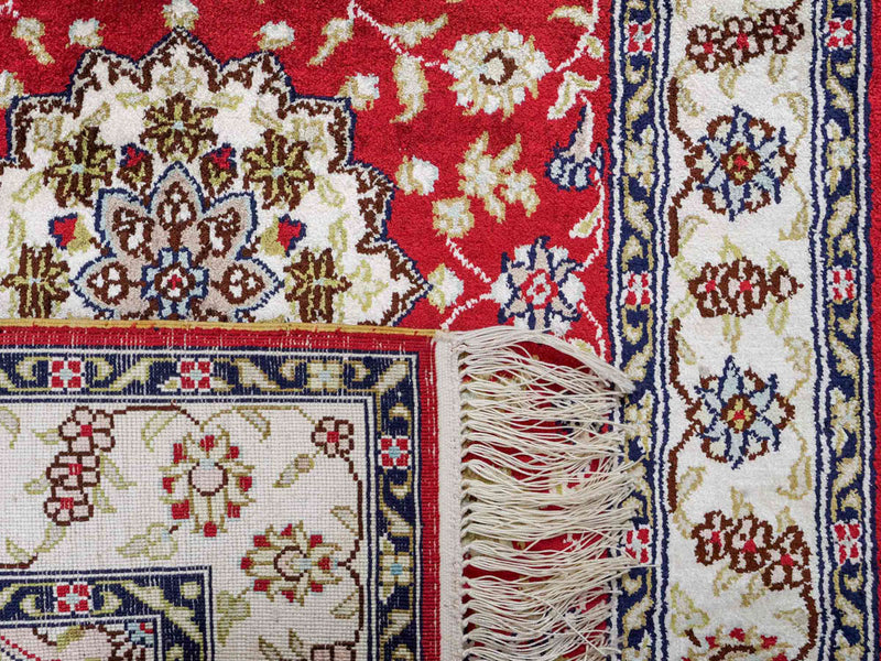 China Seide Teppich 60x89cm - Orientteppich - rot