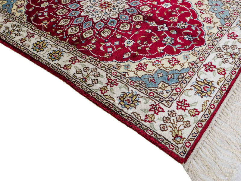 China Seide Teppich 56x87cm - Orientteppich - rot