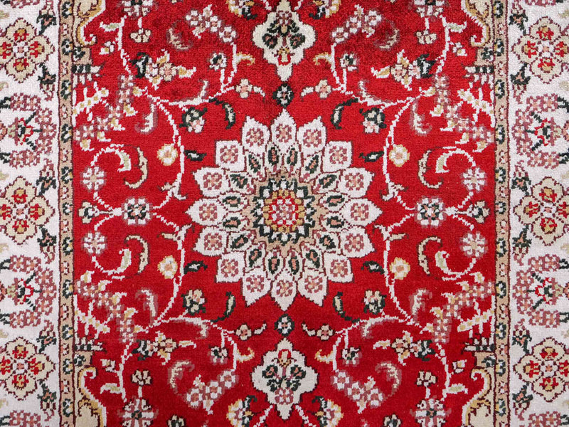 China Seide Teppich 62x91cm - Orientteppich - rot