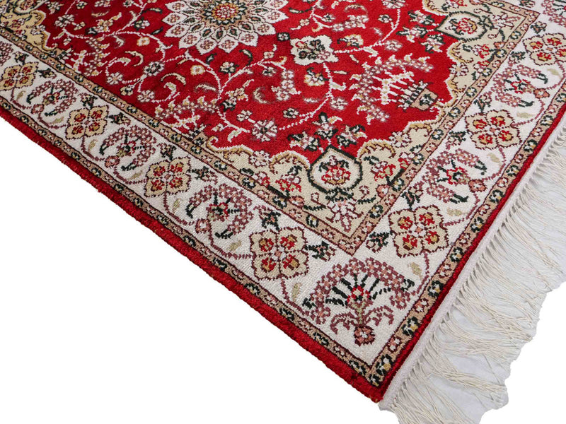 China Seide Teppich 62x91cm - Orientteppich - rot
