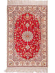 China Seide Teppich 60x92cm - Orientteppich - rot