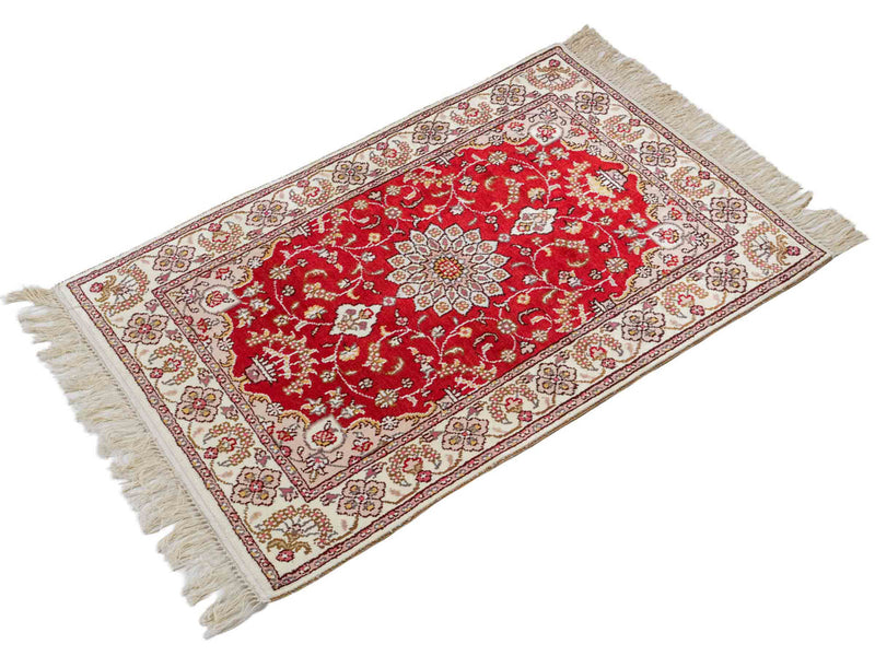 China Seide Teppich 60x92cm - Orientteppich - rot