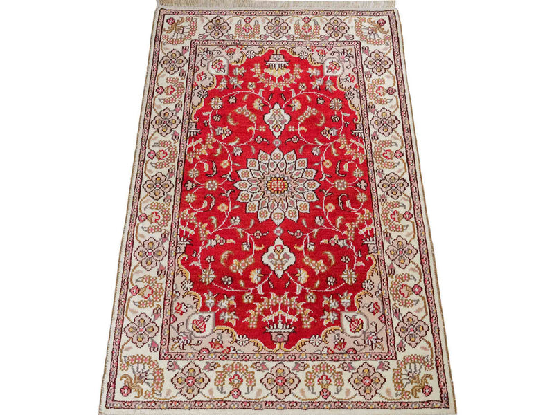 China Seide Teppich 60x92cm - Orientteppich - rot