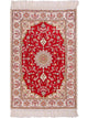 China Seide Teppich 62x90cm - Orientteppich - rot