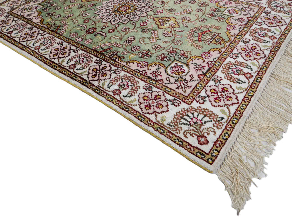 China Seide Teppich 63x92cm - Orientteppich - sand