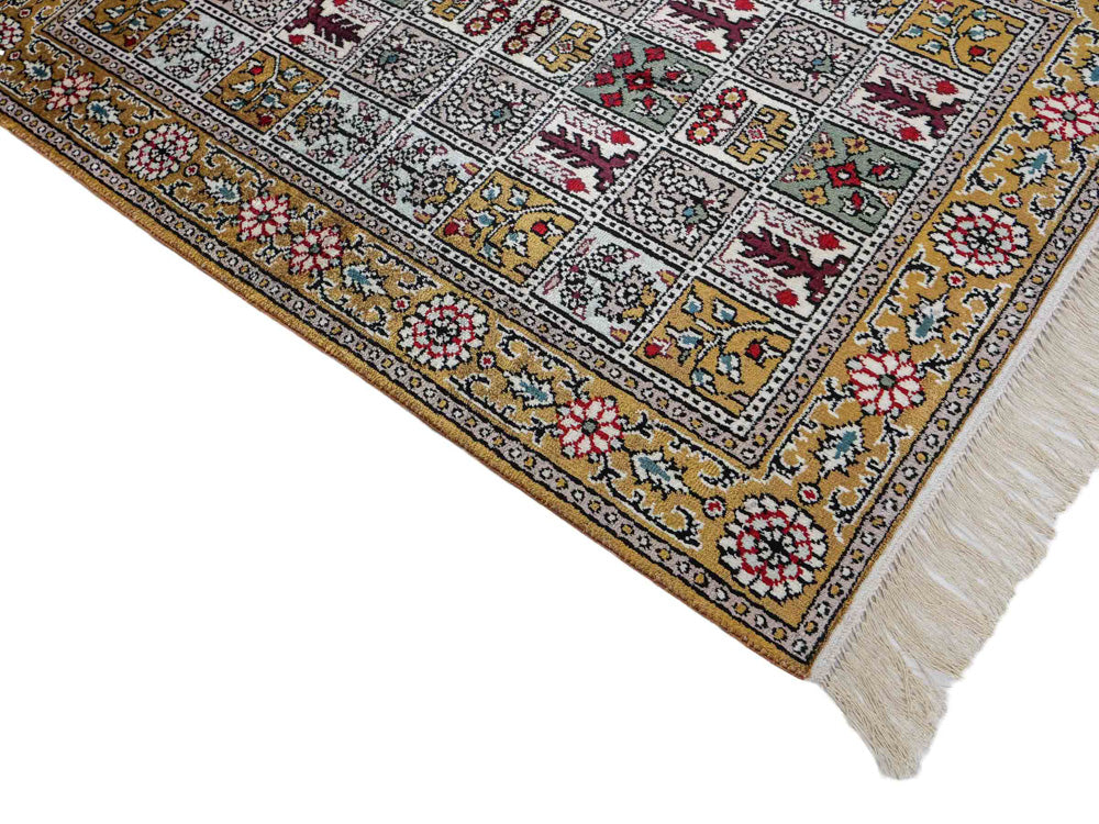 China Seide Teppich 64x92cm - Orientteppich - mehrfarbig