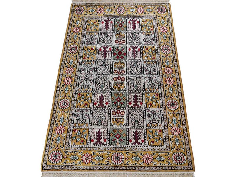 China Seide Teppich 64x92cm - Orientteppich - mehrfarbig