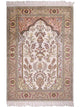 China Seide Teppich 124x179cm - Orientteppich - beige