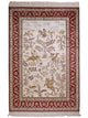 China Seide Teppich 126x183cm - Orientteppich - beige