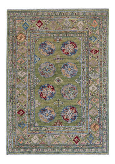 Ziegler Teppich 127x180cm - Orientteppich - minzgrün
